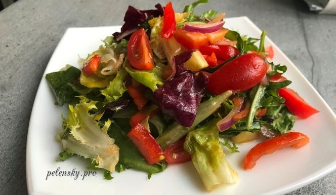 Швидкий вітамінний салат з ароматною заправкою для святкового та буденного столу “Олівія”