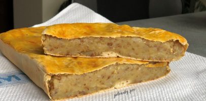 Гречаний пиріг з картоплею по галицьки. Ситно та смачно.