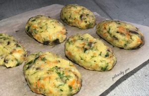 Запечена картопля з грибами