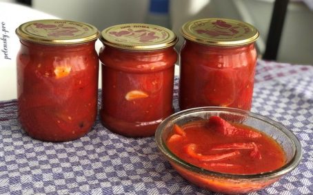 Болгарський перець в томатному соусі на зиму. Лечо з помідорів і перця.