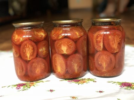 Мариновані помідори на зиму “Вірменки” в ароматному маринаді який можна пити.