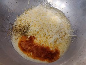 Смажені кабачки в клярі  - сирний кляр