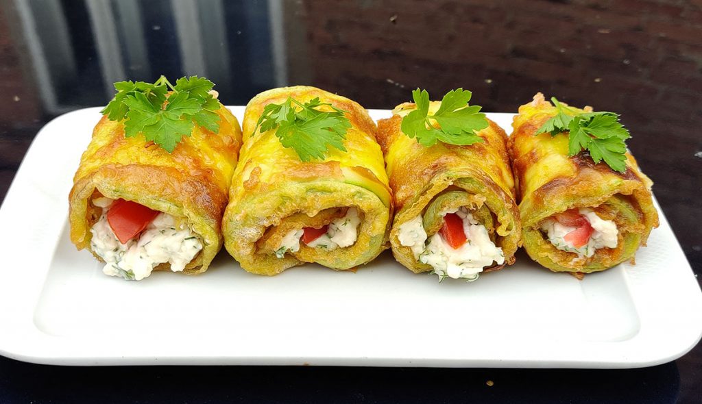 кабачкові рулетики
